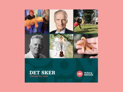 Forsiden på programmet for januar-juli 2026.