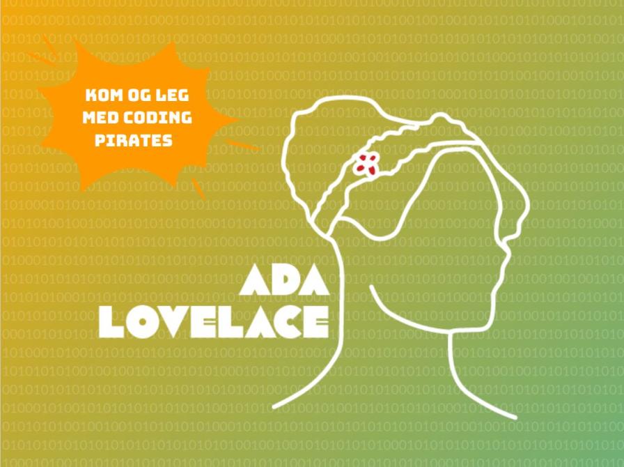 Silhouet af Ada Lovelace med titlen Ada Lovelace